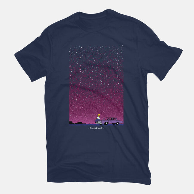 Stupid Stupid World-Unisex-Basic-Tee-Tronyx79