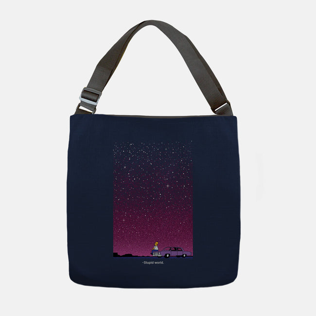 Stupid Stupid World-None-Adjustable Tote-Bag-Tronyx79