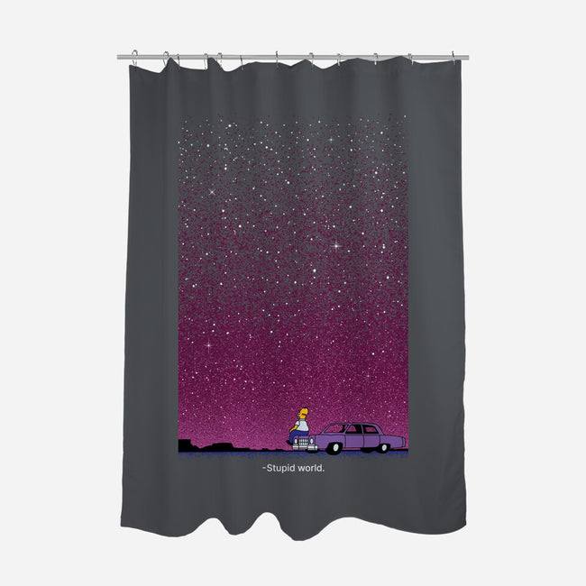 Stupid Stupid World-None-Polyester-Shower Curtain-Tronyx79