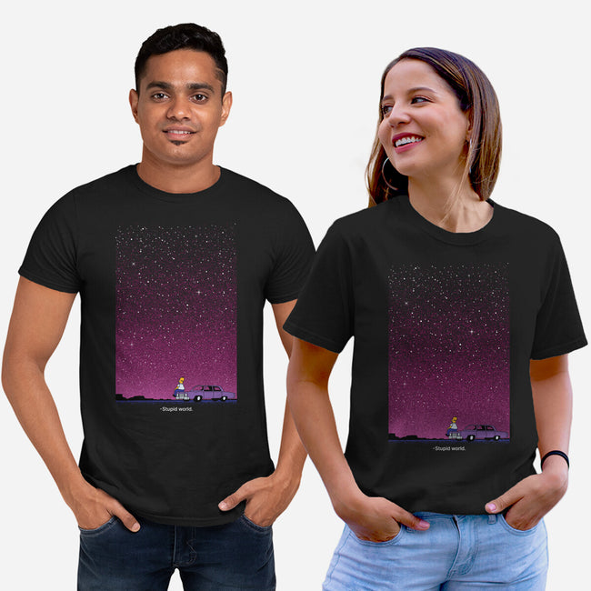 Stupid Stupid World-Unisex-Basic-Tee-Tronyx79