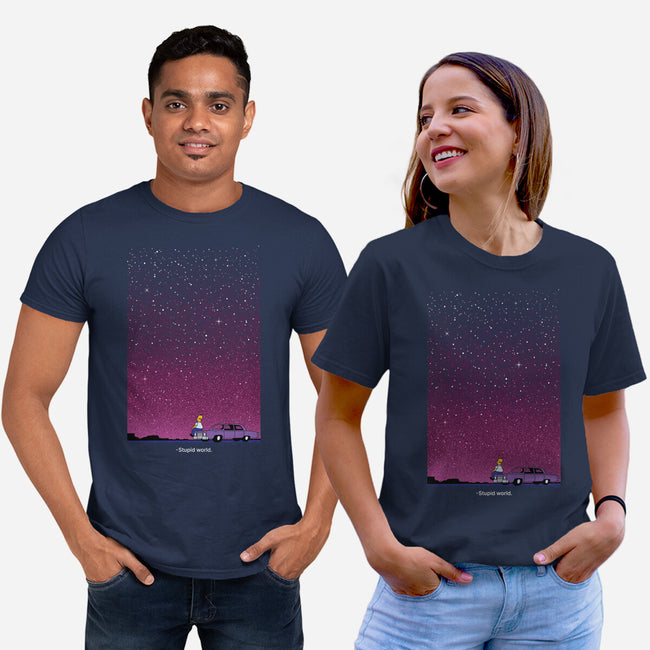 Stupid Stupid World-Unisex-Basic-Tee-Tronyx79