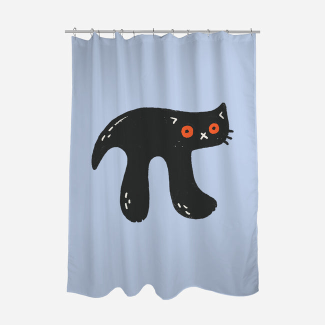 Black Pi-nther-None-Polyester-Shower Curtain-Wenceslao A Romero