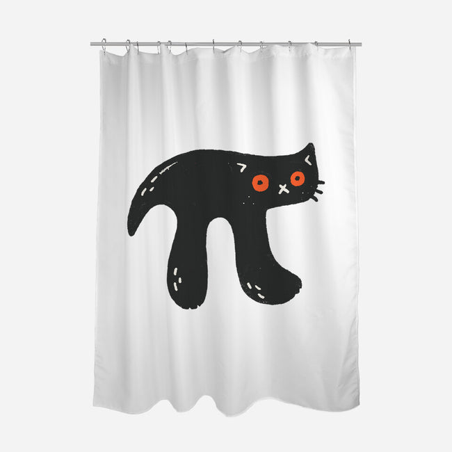 Black Pi-nther-None-Polyester-Shower Curtain-Wenceslao A Romero