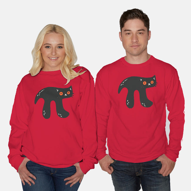 Black Pi-nther-Unisex-Crew Neck-Sweatshirt-Wenceslao A Romero