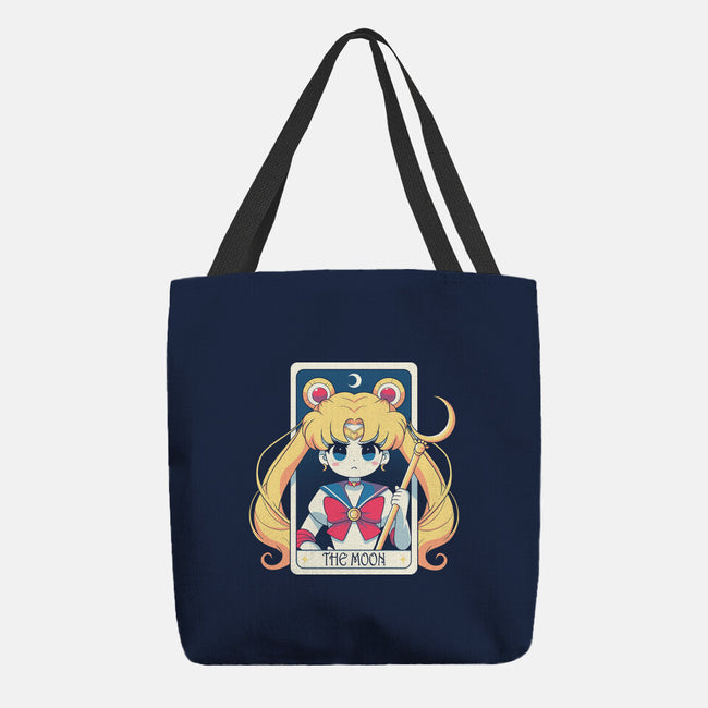 The Moon Card-None-Basic Tote-Bag-Eoli Studio