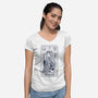 The Wizard-Womens-V-Neck-Tee-Eoli Studio