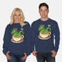 Coffee Dragon-Unisex-Crew Neck-Sweatshirt-Eoli Studio