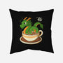 Coffee Dragon-None-Removable Cover w Insert-Throw Pillow-Eoli Studio