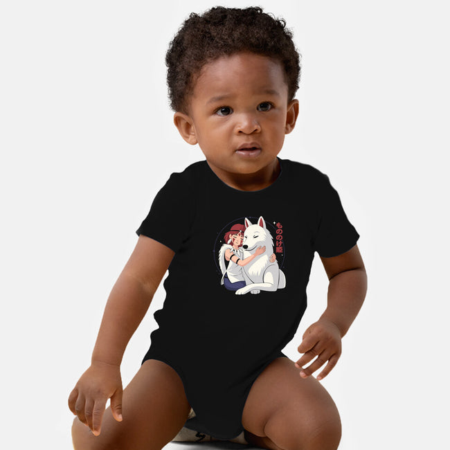 Princess Of The Wolves-Baby-Basic-Onesie-Eoli Studio