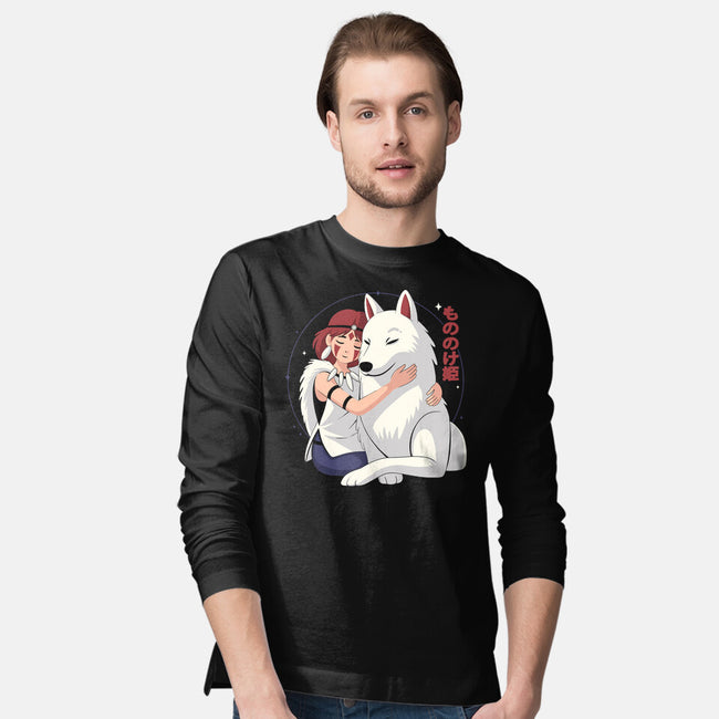 Princess Of The Wolves-Mens-Long Sleeved-Tee-Eoli Studio