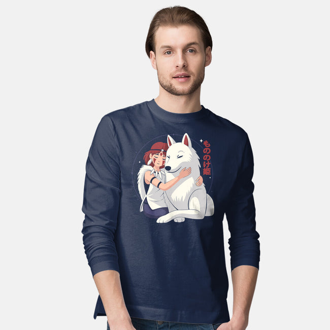 Princess Of The Wolves-Mens-Long Sleeved-Tee-Eoli Studio