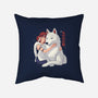 Princess Of The Wolves-None-Removable Cover w Insert-Throw Pillow-Eoli Studio