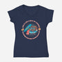Box Of Cookies-Womens-V-Neck-Tee-Freecheese