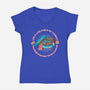 Box Of Cookies-Womens-V-Neck-Tee-Freecheese
