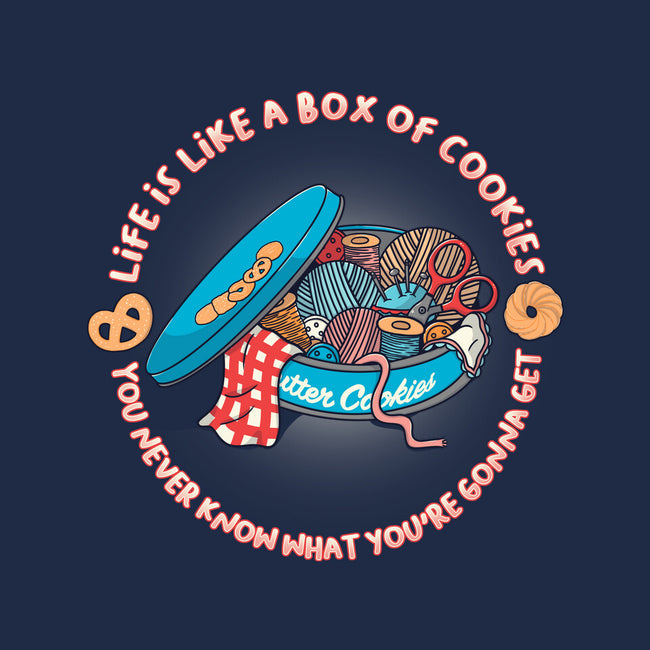 Box Of Cookies-Womens-V-Neck-Tee-Freecheese
