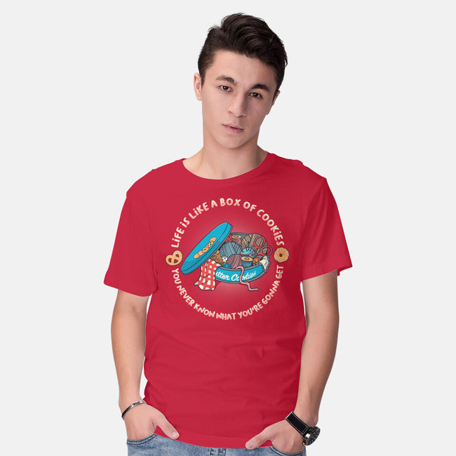 Box Of Cookies-Mens-Basic-Tee-Freecheese