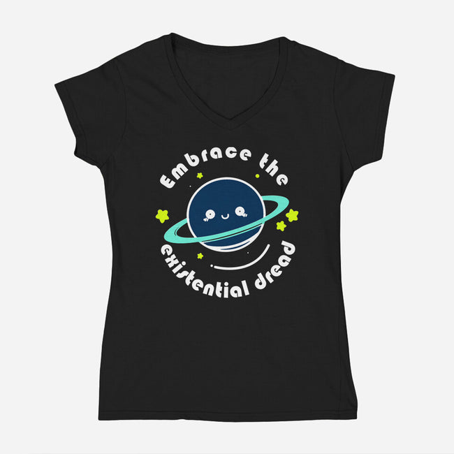 Embrace The Dread-Womens-V-Neck-Tee-Diego Gurgell