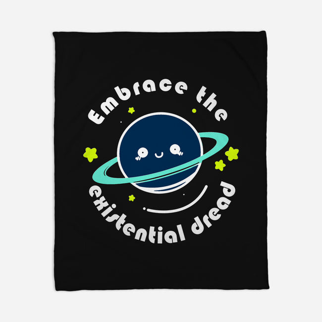 Embrace The Dread-None-Fleece-Blanket-Diego Gurgell