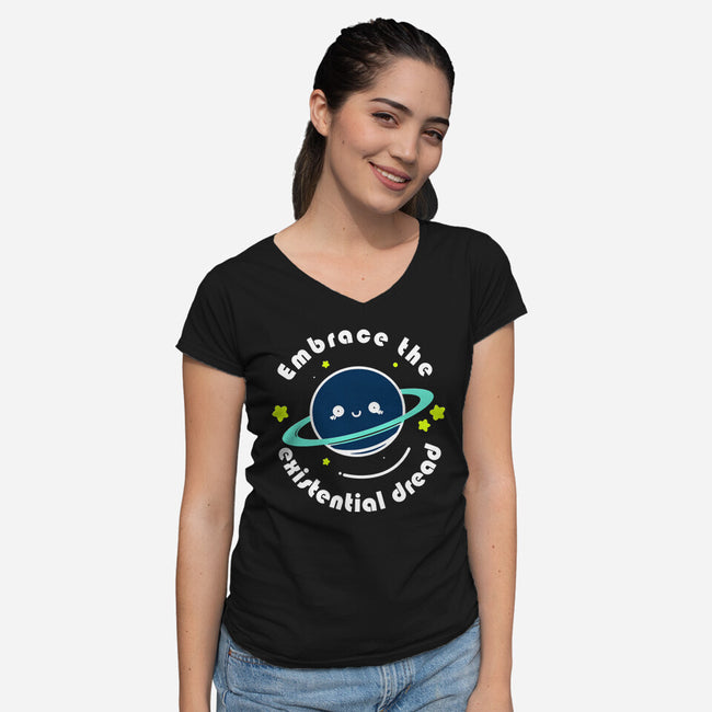 Embrace The Dread-Womens-V-Neck-Tee-Diego Gurgell