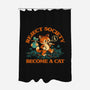 Reject Humanity Become A Cat-None-Polyester-Shower Curtain-worlddominationforcats