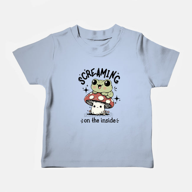 Screaming On The Inside-Baby-Basic-Tee-Trendlory