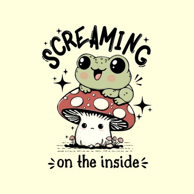 Screaming On The Inside-None-Adjustable Tote-Bag-Trendlory