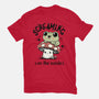 Screaming On The Inside-Womens-Fitted-Tee-Trendlory
