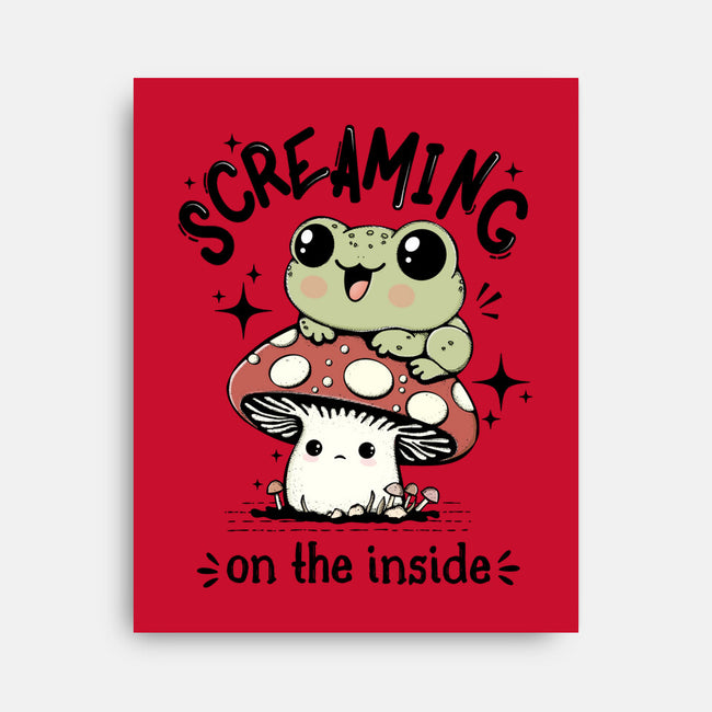 Screaming On The Inside-None-Stretched-Canvas-Trendlory