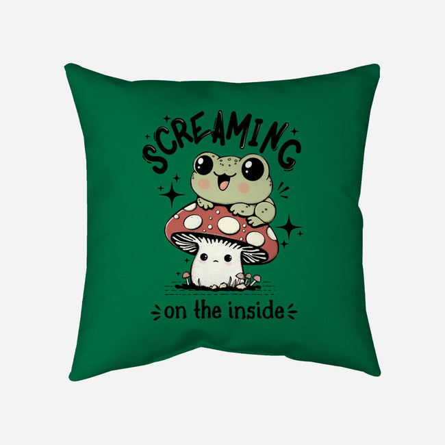 Screaming On The Inside-None-Removable Cover w Insert-Throw Pillow-Trendlory