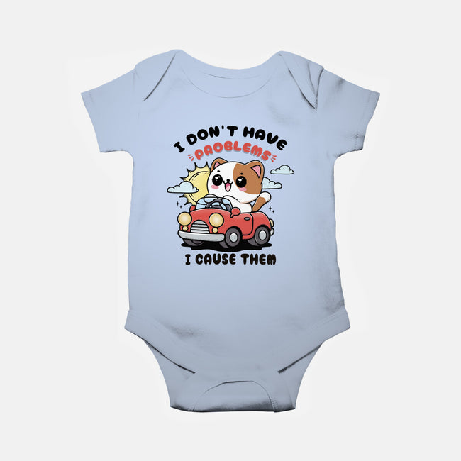 I Cause The Problems-Baby-Basic-Onesie-Trendlory