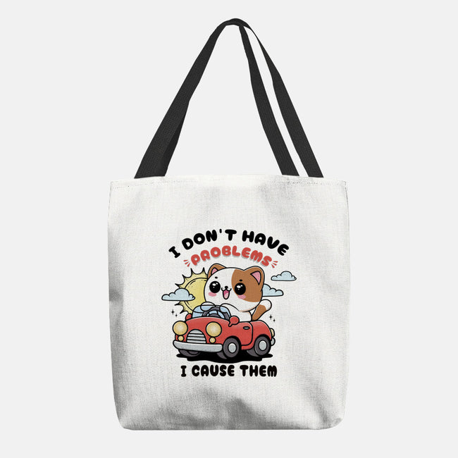 I Cause The Problems-None-Basic Tote-Bag-Trendlory