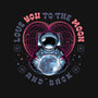 Love You To The Moon And Back-Youth-Crew Neck-Sweatshirt-Angoes25