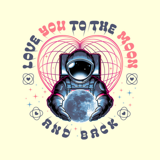 Love You To The Moon And Back-None-Adjustable Tote-Bag-Angoes25