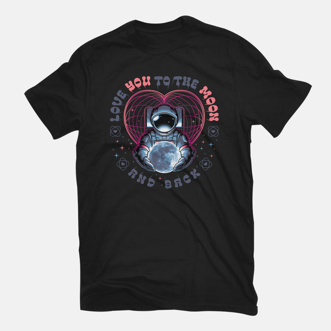 Love You To The Moon And Back-Unisex-Basic-Tee-Angoes25