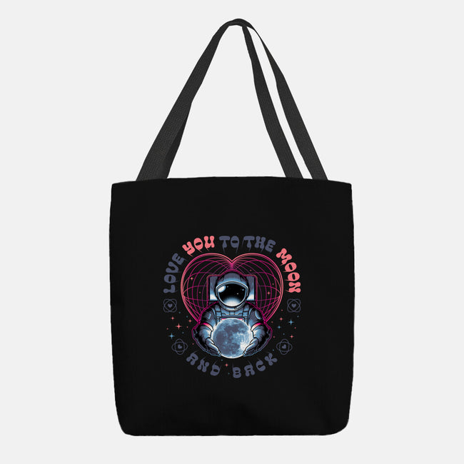 Love You To The Moon And Back-None-Basic Tote-Bag-Angoes25