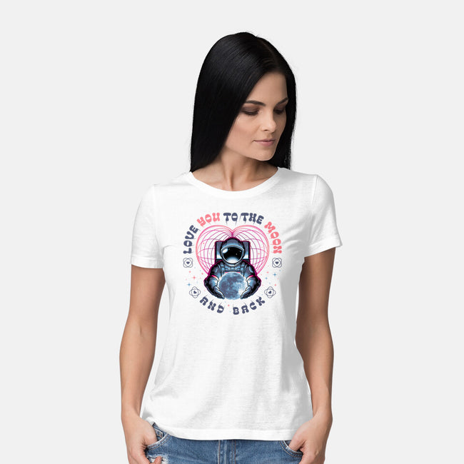 Love You To The Moon And Back-Womens-Basic-Tee-Angoes25