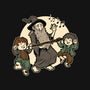 Medieval Wizard Dance-Womens-V-Neck-Tee-Studio Mootant