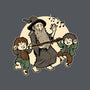 Medieval Wizard Dance-Womens-V-Neck-Tee-Studio Mootant