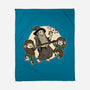 Medieval Wizard Dance-None-Fleece-Blanket-Studio Mootant