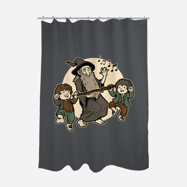 Medieval Wizard Dance-None-Polyester-Shower Curtain-Studio Mootant