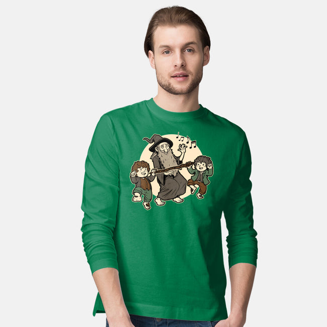 Medieval Wizard Dance-Mens-Long Sleeved-Tee-Studio Mootant