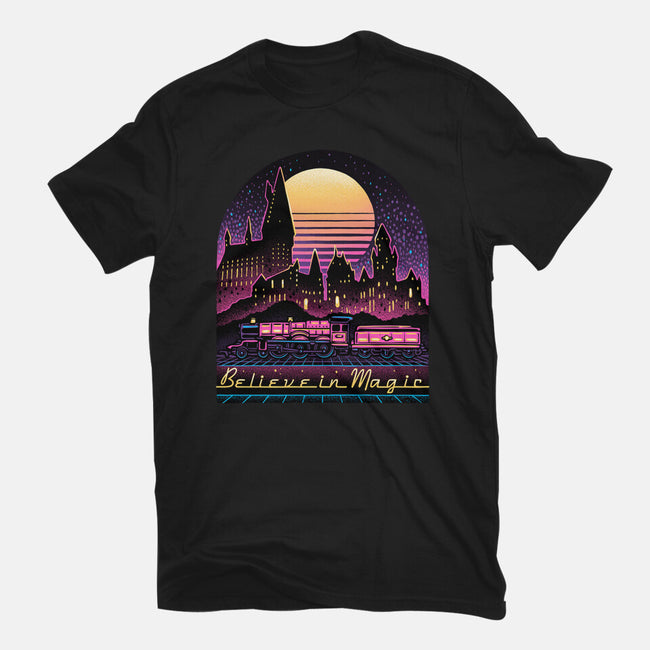 Believe In The Magic-Unisex-Basic-Tee-glitchygorilla