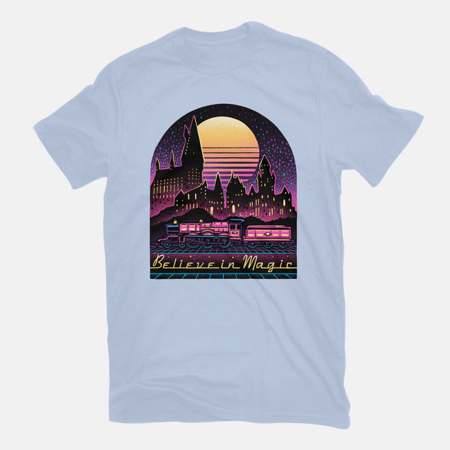 Believe In The Magic-Unisex-Basic-Tee-glitchygorilla