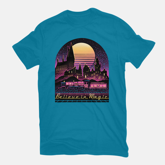 Believe In The Magic-Unisex-Basic-Tee-glitchygorilla