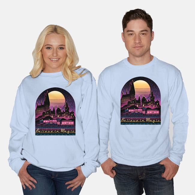 Believe In The Magic-Unisex-Crew Neck-Sweatshirt-glitchygorilla