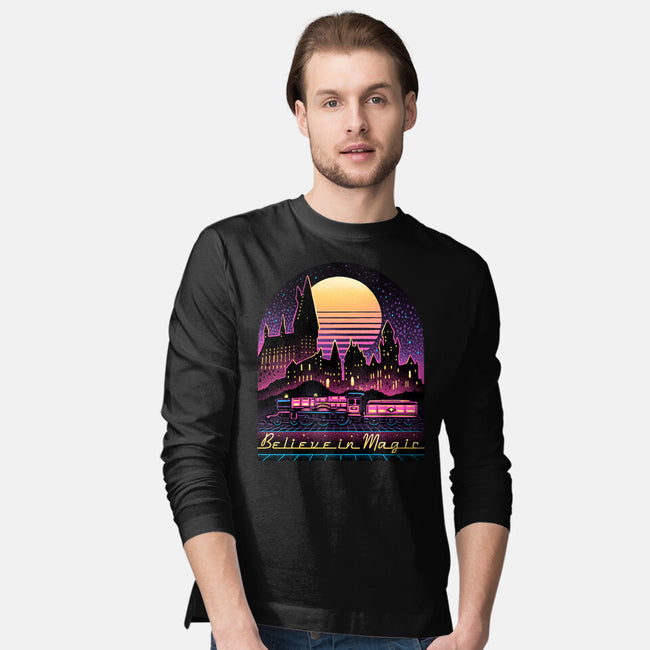 Believe In The Magic-Mens-Long Sleeved-Tee-glitchygorilla