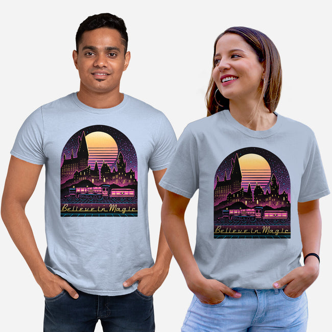 Believe In The Magic-Unisex-Basic-Tee-glitchygorilla