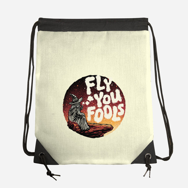 Fly You Fools-None-Drawstring-Bag-glitchygorilla