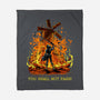 Defender Of La Mancha Remix-None-Fleece-Blanket-zascanauta