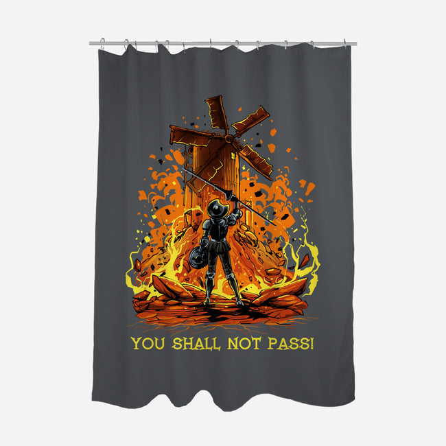 Defender Of La Mancha Remix-None-Polyester-Shower Curtain-zascanauta